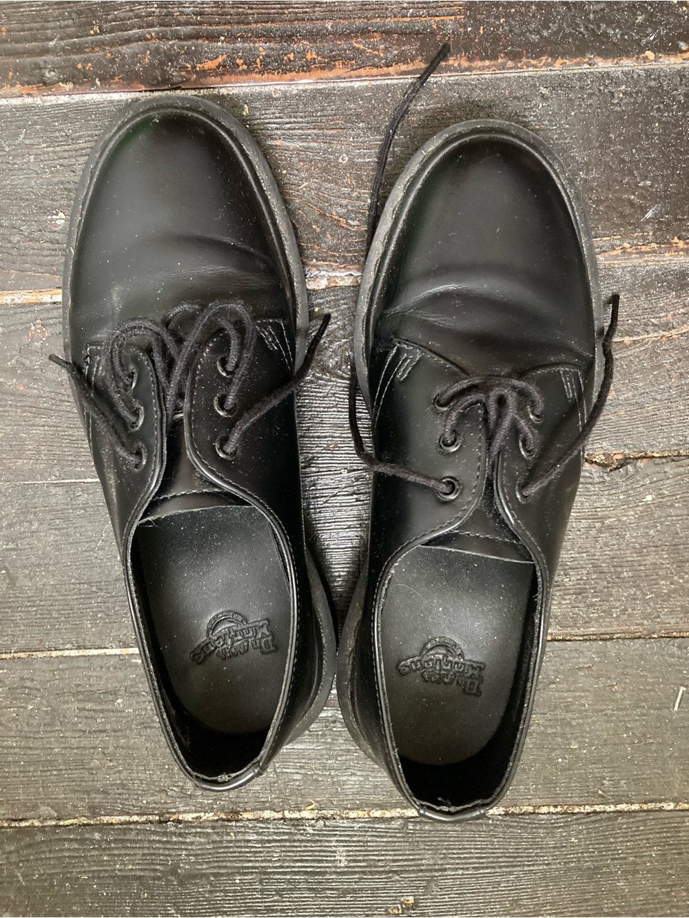 Dr. Martens Black Leather 3-Eye 1461 oxford Shoes